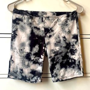 Tie-dye gray white and black spandex size m\m